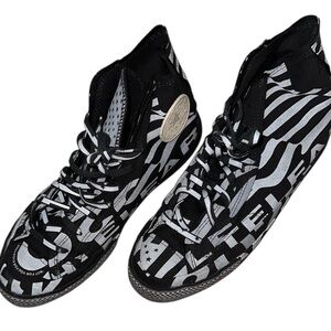Telfar x Converse Black and White Graphic High-Top Men size 9 Women Size 11